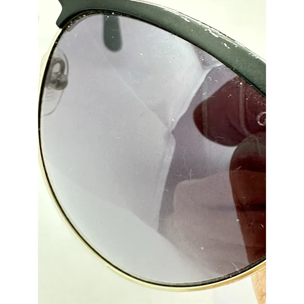 Guess Women's Sunglasses GU 7515-S 05C Black Gold Cat Eye Rhinestone 55 16 140